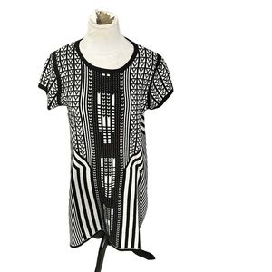 London Times Sweater Mini Dress/Tunic Size Large
